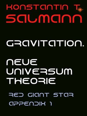 Gravitation. Neue Universum Theorie - ebook